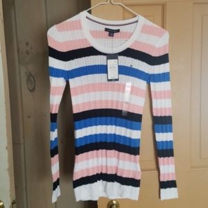 Tommy Hilfiger Striped Sweater XXS 💙